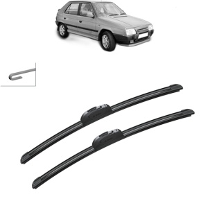 Set stergatoare auto SKODA FAVORIT (781) din 1989-1994, Bosch Aerotwin Retrofit, din cauciuc siliconat rezistent - Img 8