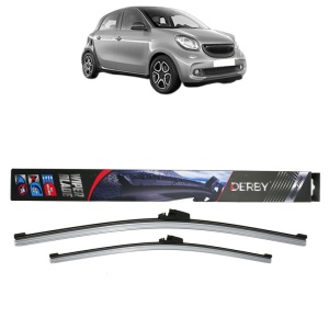 Set stergatoare auto SMART FORFOUR Hatchback (453) din 2014-2017, Derby, din cauciuc siliconat rezistent - Img 1
