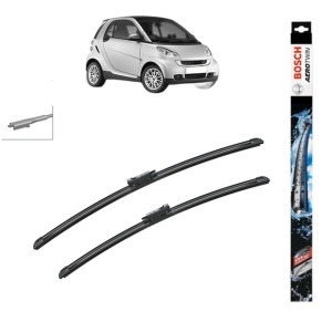 Set stergatoare auto SMART FORTWO Coupe (451) din 2007-2013, Bosch Aerotwin, din cauciuc siliconat rezistent