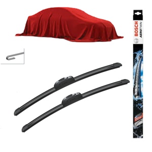 Set stergatoare auto SUBARU JUSTY I Hatchback Van din 1986-1994, Bosch Aerotwin Retrofit, din cauciuc siliconat rezistent