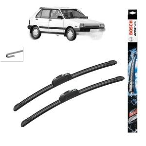 Set stergatoare auto SUBARU JUSTY I (KAD) din 1984-1996, Bosch Aerotwin Retrofit, din cauciuc siliconat rezistent