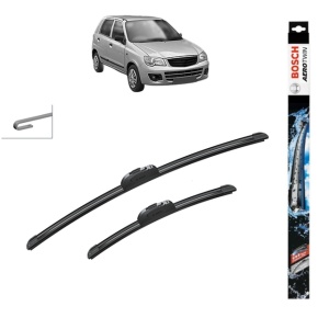 Set stergatoare auto SUZUKI ALTO K10 din 2012-2015, Bosch Aerotwin Retrofit, din cauciuc siliconat rezistent