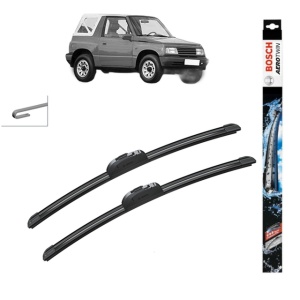 Set stergatoare auto SUZUKI VITARA Cabrio (ET, TA) din 1988-2002, Bosch Aerotwin Retrofit, din cauciuc siliconat rezistent