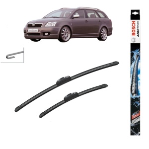 Set stergatoare auto TOYOTA AVENSIS Estate (_T25_) din 2003-2008, Bosch Aerotwin Retrofit, din cauciuc siliconat rezistent