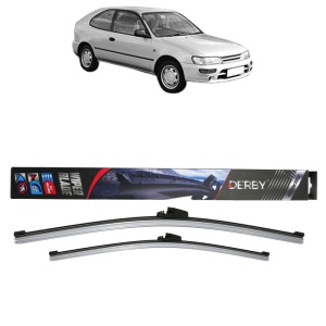 Set stergatoare auto TOYOTA COROLLA Compact (_E10_) din 1992-1997, Derby, din cauciuc siliconat rezistent - Img 1