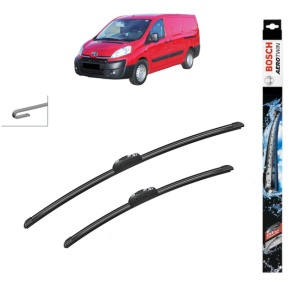 Set stergatoare auto TOYOTA PROACE Van (MDX_) din 2013-2016, Bosch Aerotwin Retrofit, din cauciuc siliconat rezistent