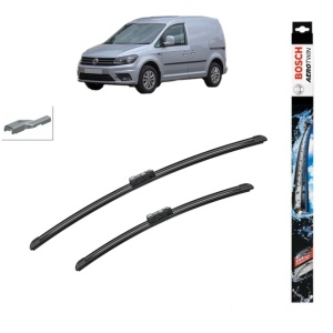 Set stergatoare auto VOLKSWAGEN CADDY ALLTRACK IV Box Body/MPV (SAA) din 2015-2020, Bosch Aerotwin, din cauciuc siliconat rezistent