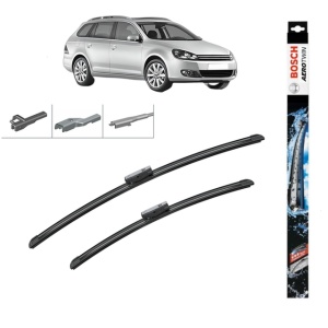 Set stergatoare auto VOLKSWAGEN GOLF VI Variant (AJ5) din 2009-2013, Bosch Aerotwin Multi, din cauciuc siliconat rezistent