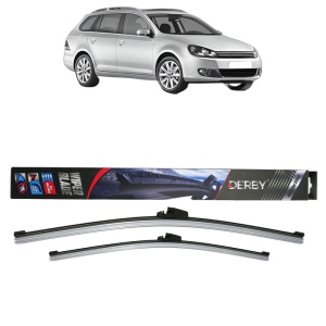 Set stergatoare auto VOLKSWAGEN GOLF VI Variant (AJ5) din 2009-2013, Derby, din cauciuc siliconat rezistent - Img 1