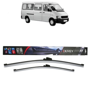 Set stergatoare auto VOLKSWAGEN LT 28-35 II Bus (2DB, 2DE, 2DK) din 1996-2006, Derby, din cauciuc siliconat rezistent - Img 1