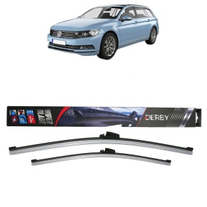 Set stergatoare auto VOLKSWAGEN PASSAT B8 Variant (3G5, CB5) din 2014-2024, Derby, din cauciuc siliconat rezistent - Img 1