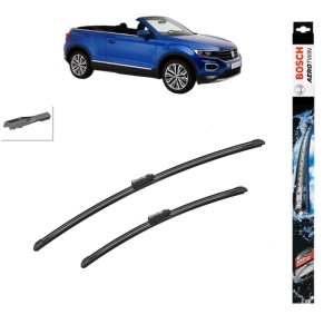 Set stergatoare auto VOLKSWAGEN T-ROC Convertible (AC7, AC8) din 2019-2020, Bosch Aerotwin, din cauciuc siliconat rezistent