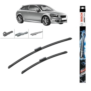 Set stergatoare auto VOLVO C30 (533) din 2006-2012, Bosch Aerotwin Multi, din cauciuc siliconat rezistent