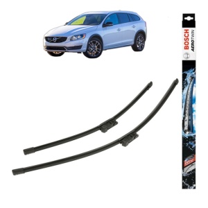Set stergatoare auto VOLVO V60 I Cross Country (157) din 2015-2018, Bosch Aerotwin, din cauciuc siliconat rezistent