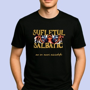 Tricou SUFLETUL SALBATIC Negru, Copii | Dama | Barbat - Img 2