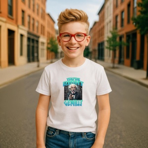 Tricou you're right genius - Copii | Dama | Barbat - Img 2