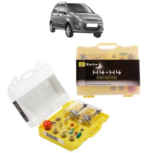 Kit trusa Set becuri H4 compatibila cu CHERY QQ3 din 2004-2012, bec far, semnalizare , pozitie, iluminare numar, frana, plafoniera, stop frana