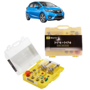 Kit trusa Set becuri H4 compatibila cu HONDA JAZZ IV (GK_) din 2015-2017, bec far, semnalizare , pozitie, iluminare numar, frana, plafoniera, stop frana