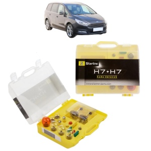Kit trusa Set becuri H7 compatibila cu FORD GALAXY MK III VAN (CK) din 2019, bec far, semnalizare , pozitie, iluminare numar, frana, plafoniera, stop frana