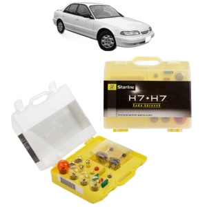 Kit trusa Set becuri H7 compatibila cu HYUNDAI SONATA III (Y-3) din 1993-1998, bec far, semnalizare , pozitie, iluminare numar, frana, plafoniera, stop frana