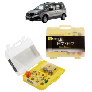 Kit trusa Set becuri H7 compatibila cu MERCEDES-BENZ CITAN Box Body/MPV (W420) din 2021-2022, bec far, semnalizare , pozitie, iluminare numar, frana, plafoniera, stop frana