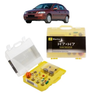 Kit trusa Set becuri H7 compatibila cu OPEL ASTRA G CLASSIC (T98) din 2004-2009, bec far, semnalizare , pozitie, iluminare numar, frana, plafoniera, stop frana