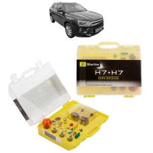Kit trusa Set becuri H7 compatibila cu SSANGYONG KORANDO (C300) din 2021-2023, bec far, semnalizare , pozitie, iluminare numar, frana, plafoniera, stop frana