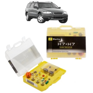 Kit trusa Set becuri H7 compatibila cu VOLVO XC70 I Cross Country (295) din 1997-2007, bec far, semnalizare , pozitie, iluminare numar, frana, plafoniera, stop frana