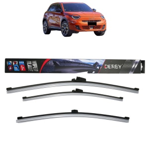 Set 3 stergatoare ABARTH 600e (365) din 2024, Derby, din cauciuc siliconat rezistent - Img 1