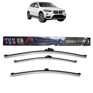 Set 3 stergatoare BMW X1 Van (F48) din 2015-2022, Derby, din cauciuc siliconat rezistent