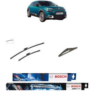Set 3 stergatoare CITROEN C4 CACTUS Van (0B_, 0P_) din 2019, Bosch Aerotwin, din cauciuc siliconat rezistent