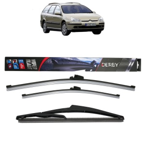 Set 3 stergatoare CITROEN C5 II Estate Van (RE_) din 2004-2008, Derby, din cauciuc siliconat rezistent