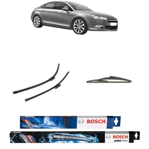 Set 3 stergatoare CITROEN C5 III (RD_) din 2008-2017, Bosch Aerotwin, din cauciuc siliconat rezistent