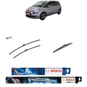 Set 3 stergatoare CITROEN GRAND C4 SPACETOURER (3A_, 3E_) din 2018-2019, Bosch Aerotwin, din cauciuc siliconat rezistent
