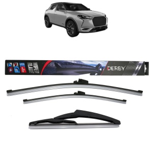 Set 3 stergatoare DS DS 3 / DS 3 CROSSBACK (UR_, UC_, UJ_) din 2019-2024, Derby, din cauciuc siliconat rezistent