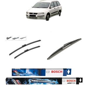 Set 3 stergatoare FIAT STILO Multi Wagon (192_) din 2003-2008, Bosch Aerotwin Multi, din cauciuc siliconat rezistent