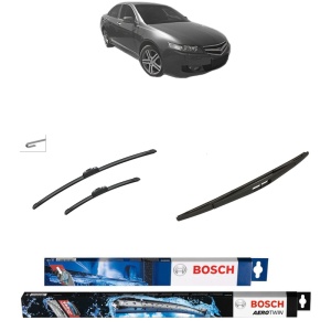Set 3 stergatoare HONDA ACCORD VII (CM) din 2002-2008, Bosch Aerotwin Retrofit, din cauciuc siliconat rezistent