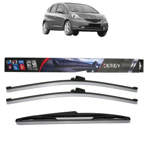 Set 3 stergatoare HONDA JAZZ III (GE_, GG_, GP_, ZA_) din 2007-2015, Derby, din cauciuc siliconat rezistent