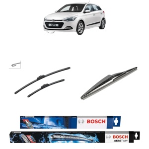Set 3 stergatoare HYUNDAI i20 II Coupe (GB) din 2015-2021, Bosch Aerotwin Retrofit, din cauciuc siliconat rezistent