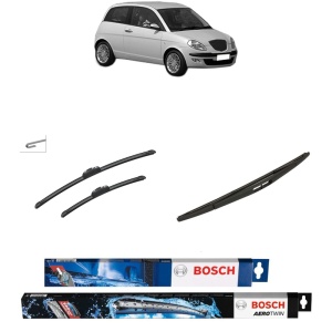 Set 3 stergatoare LANCIA Y (840_) din 1995-2003, Bosch Aerotwin Retrofit, din cauciuc siliconat rezistent