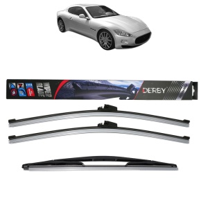Set 3 stergatoare MASERATI GRAN TURISMO I din 2007-2013, Derby, din cauciuc siliconat rezistent