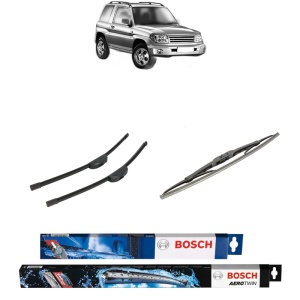 Set 3 stergatoare MITSUBISHI PAJERO PININ I (H6_W, H7_W) din 1999-2007, Bosch Aerotwin Retrofit, din cauciuc siliconat rezistent
