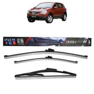 Set 3 stergatoare NISSAN QASHQAI I (J10, NJ10) din 2006-2014, Derby, din cauciuc siliconat rezistent