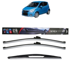 Set 3 stergatoare OPEL AGILA B (H08) din 2008-2014, Derby, din cauciuc siliconat rezistent
