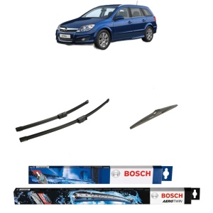 Set 3 stergatoare OPEL ASTRA H CLASSIC Estate (A04) din 2006-2014, Bosch Aerotwin, din cauciuc siliconat rezistent