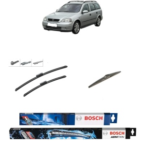 Set 3 stergatoare OPEL ASTRA H Estate Van (L70) din 2004-2014, Bosch Aerotwin Multi, din cauciuc siliconat rezistent