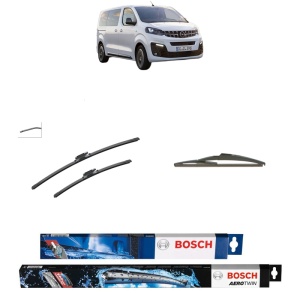 Set 3 stergatoare OPEL ZAFIRA LIFE Bus (K0) din 2019-2025, Bosch Aerotwin, din cauciuc siliconat rezistent