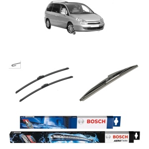 Set 3 stergatoare PEUGEOT 807 (EB_) din 2002-2010, Bosch Aerotwin Retrofit, din cauciuc siliconat rezistent