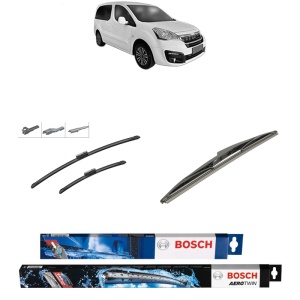 Set 3 stergatoare PEUGEOT PARTNER ORIGIN Box Body/MPV (G_) din 2008-2015, Bosch Aerotwin Multi, din cauciuc siliconat rezistent