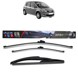 Set 3 stergatoare RENAULT MODUS / GRAND MODUS (F/JP0_) din 2004-2013, Derby, din cauciuc siliconat rezistent